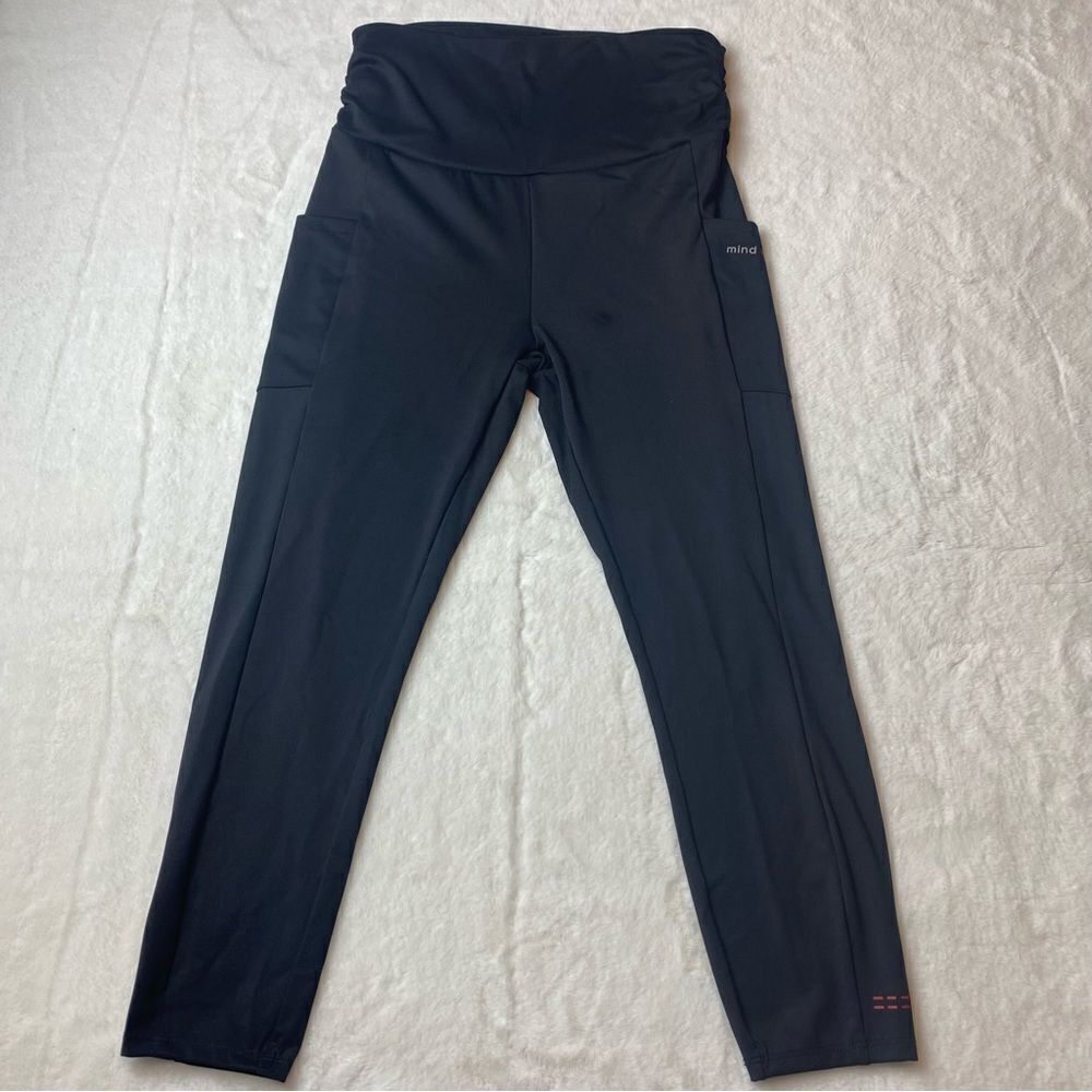 Peace, Love, World Black Leggings Size SP